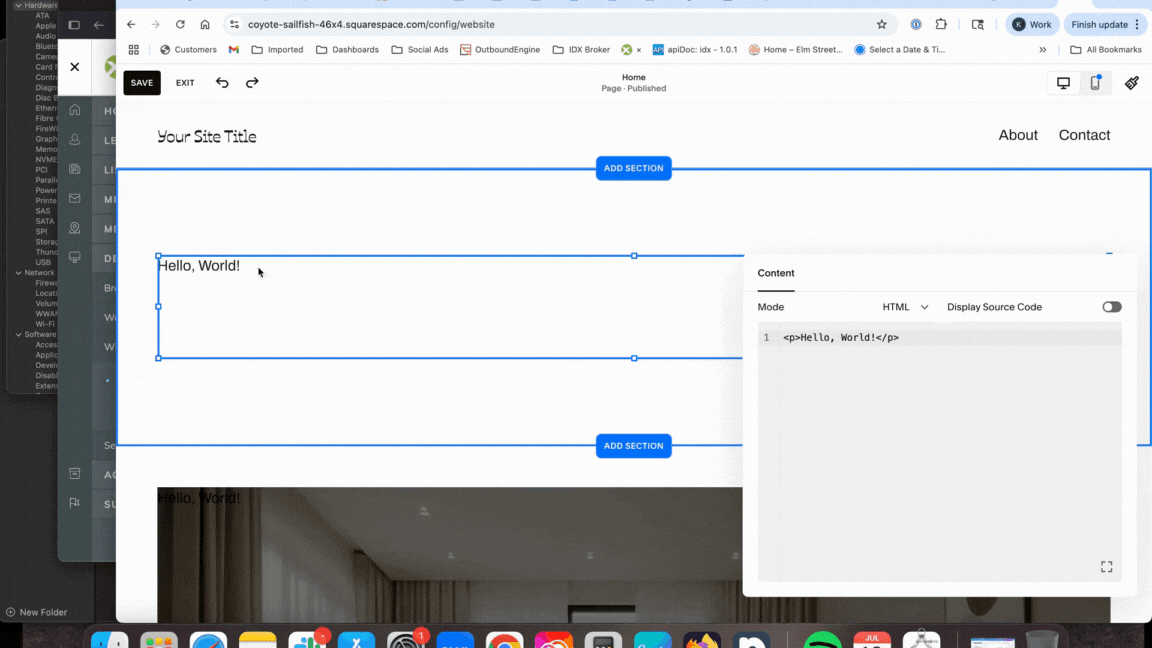 Saving widget in Squarespace and making it in safe mode if disabled.gif